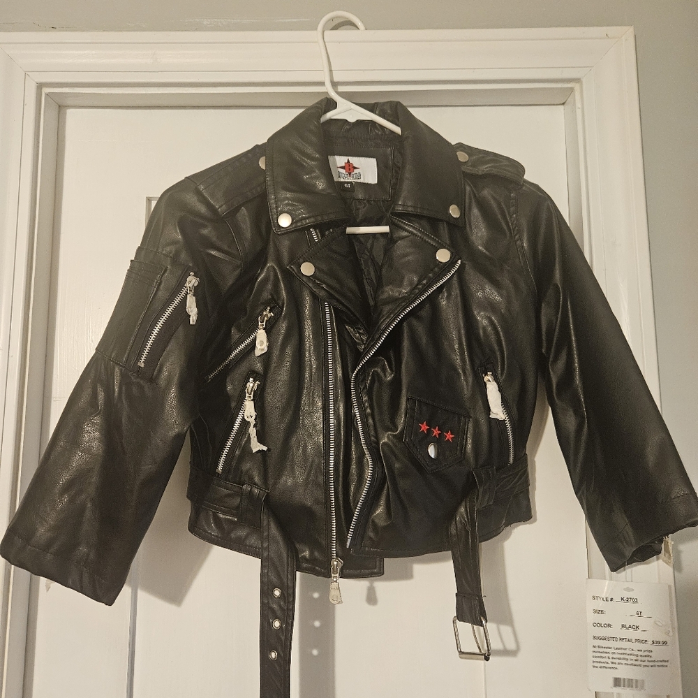 Boys 6T motorcycle jacket